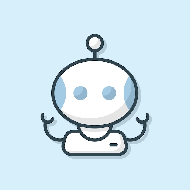 Intelligent Agent Artificial Intelligence Minimal Vectors Logo