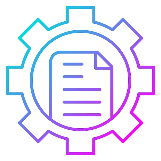 Intelligent Data vector icoontje Kan worden gebruikt voor Data Analytics icoonset