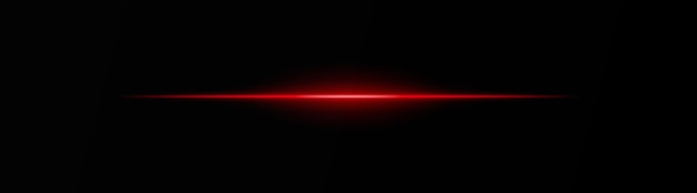 Intense red horizontal light beam on a black background Neon rays Flash of glare and explosion laser beam ideal for scifi digital effects or cinematic designs Energy dynamic wallpaper