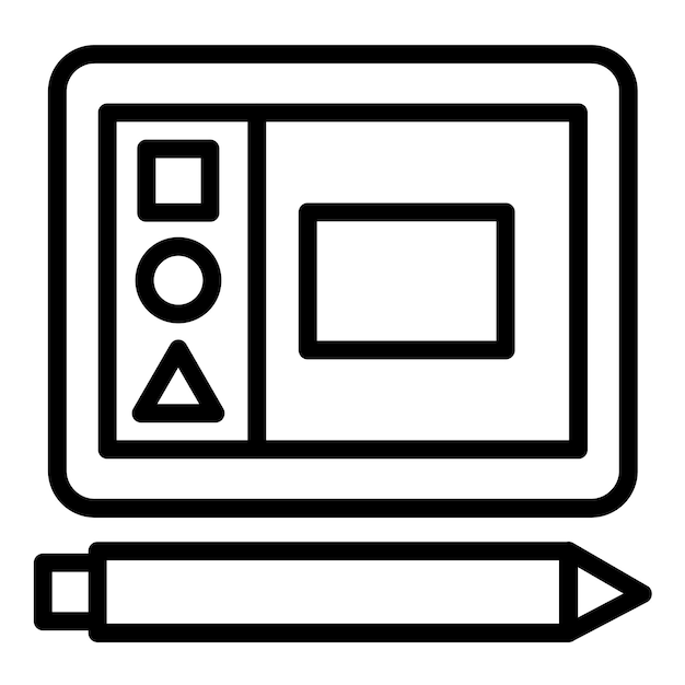 Interactieve hulpmiddelen voor vectorontwerp Icon Style