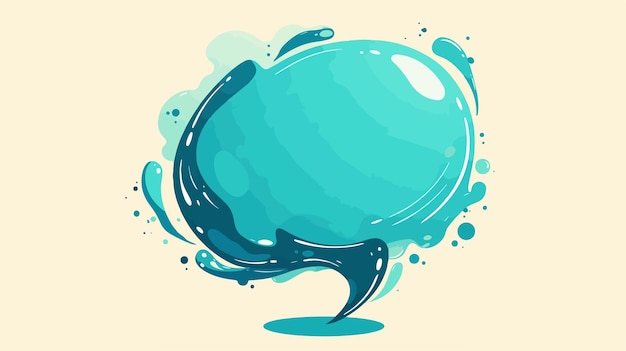 Interactieve Speech Bubble Informatie Icon Vector