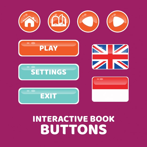 Interactive Book Buttons