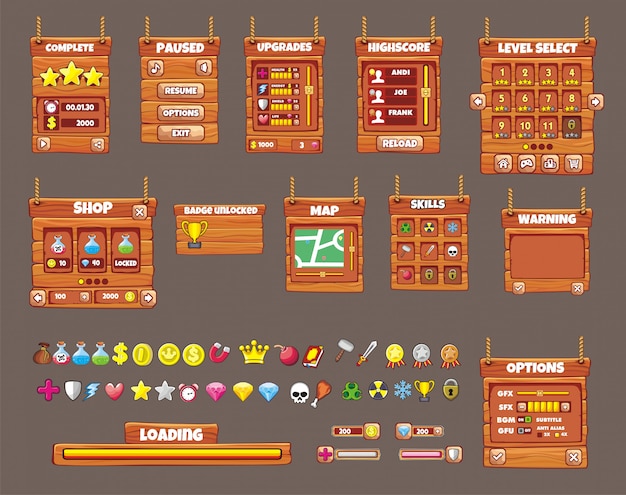 Vector interface game design