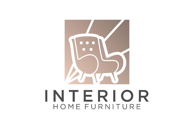 Interieur bank logo ontwerpstoelenmeubelshuisbenodigdheden