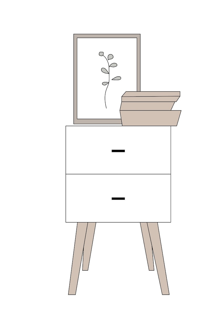 Vector interior decor vector illustration