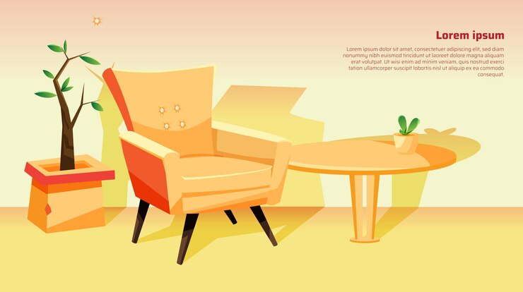 Vector interior illustrations