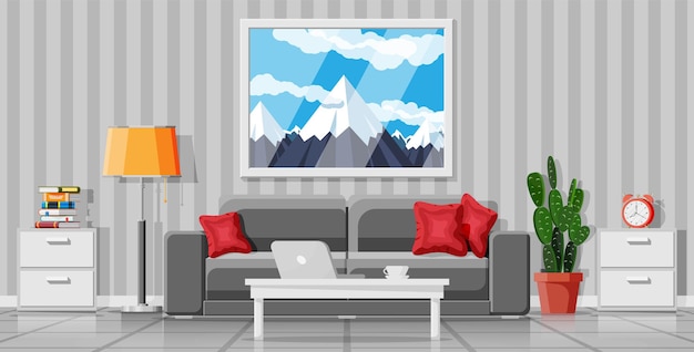 interior of modern living room