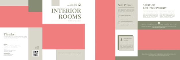 Interior Rooms Bifold Brochure