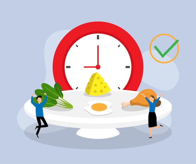 intermittent fasting and healthy method for weight loss