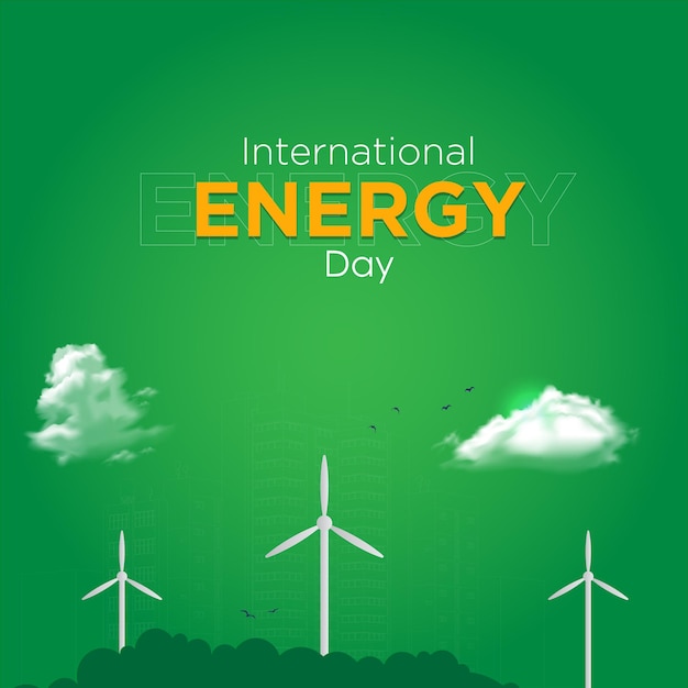 Internationaal Energiedagconcept, Wereldmilieudag Nationaal Energiebehoud, Red de aarde