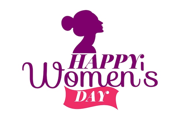 Internationaal Vrouwendag 8 maart: een typografisch logo