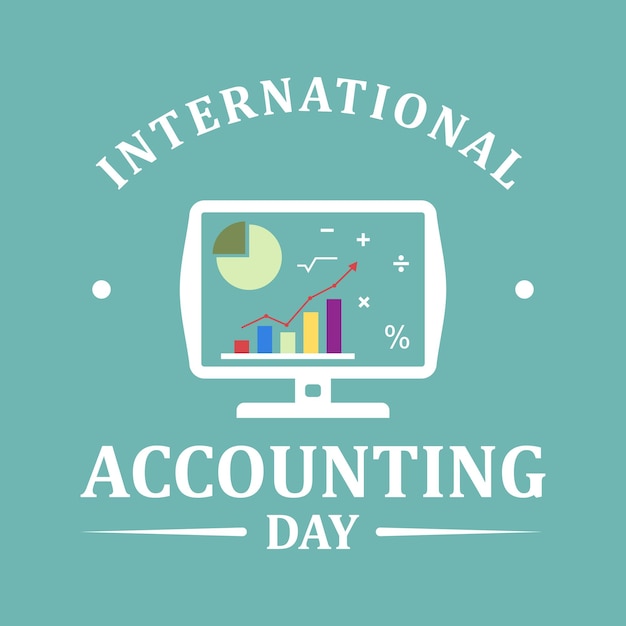 International accounting day design banner template