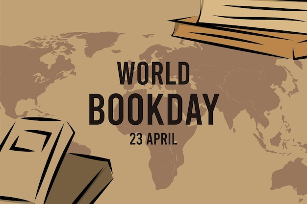 International bookday flyer background