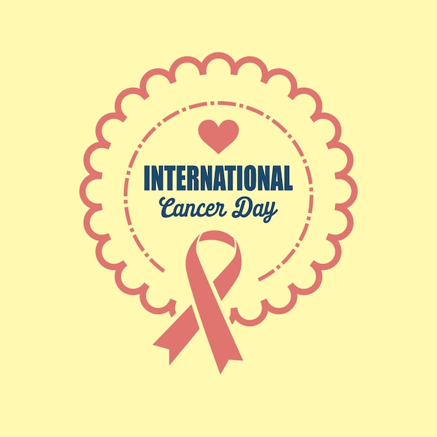 International cancer day illustration