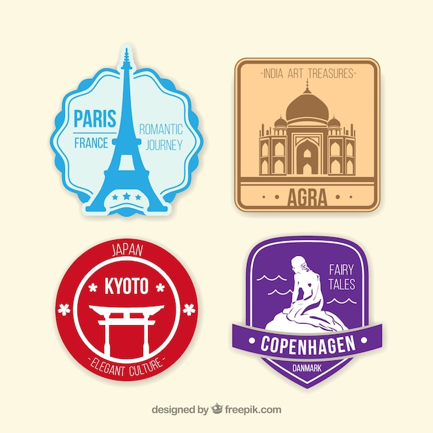 International city badges