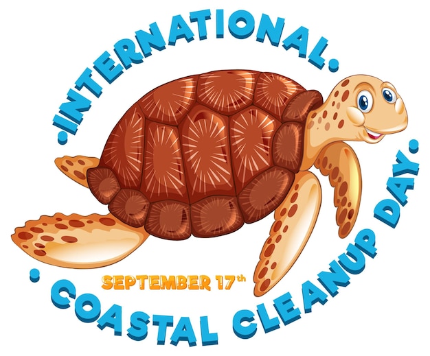 International coastal cleanup day banner