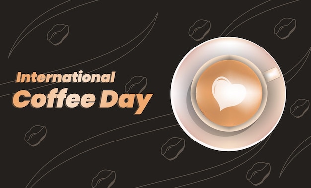 international coffee day banner