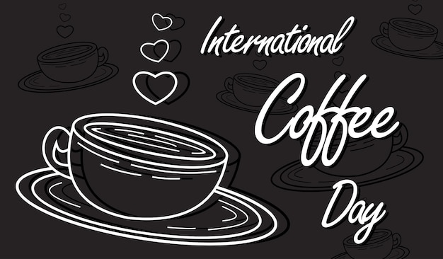 international coffee day banner