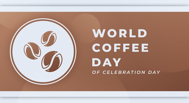 International Coffee Day Celebration Vector Design Illustration for Background Poster Banner Ads