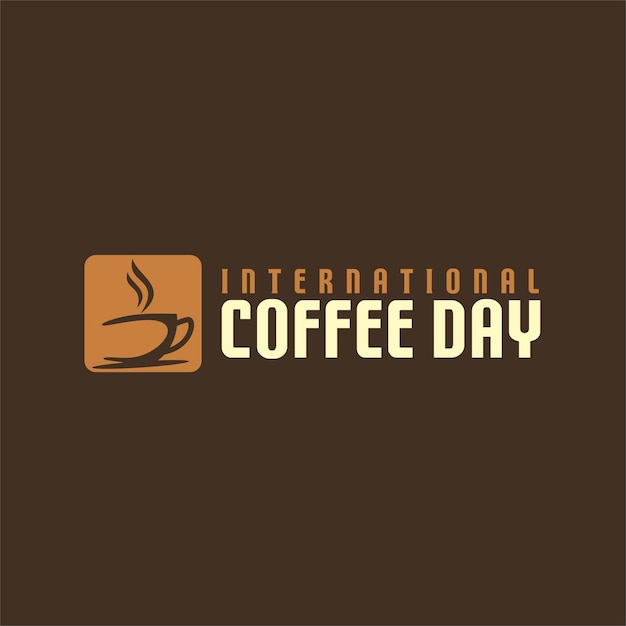 Logo della giornata internazionale del caffè