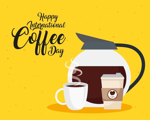 International coffee day poster