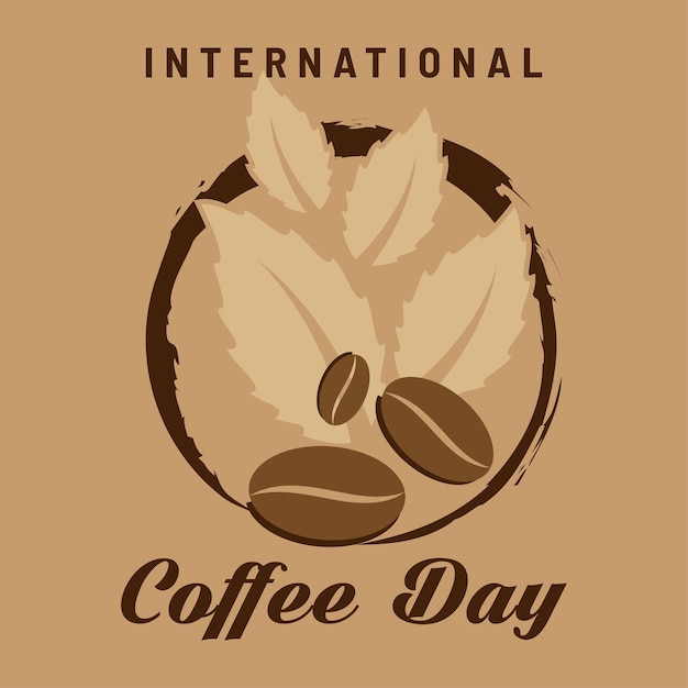 Premium Vector International coffee day