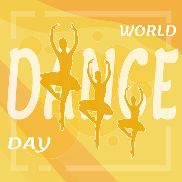 INTERNATIONAL DANCE DAY ILLUSTRATIAON TEMPLATE