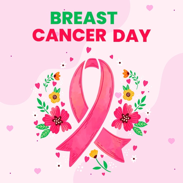 international day against breast cancer illustration