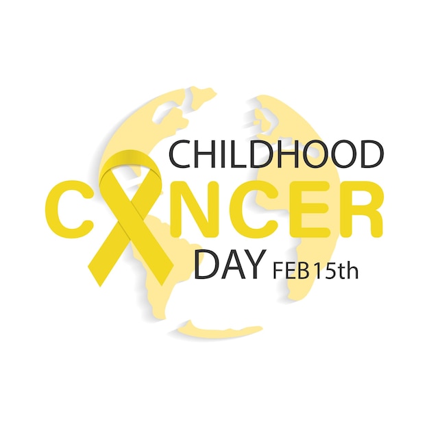 벡터 어린이 암 방지 국제 기념일 2월 15일