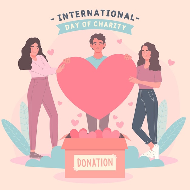 International day of charity drawing