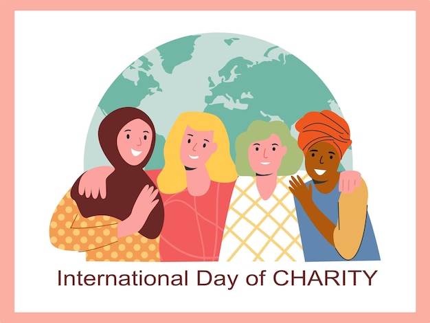 Vector international day of charity