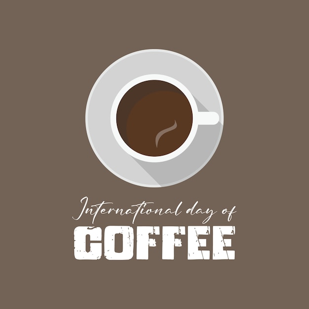 International day of coffee background