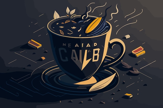 International Day of Coffee illustration