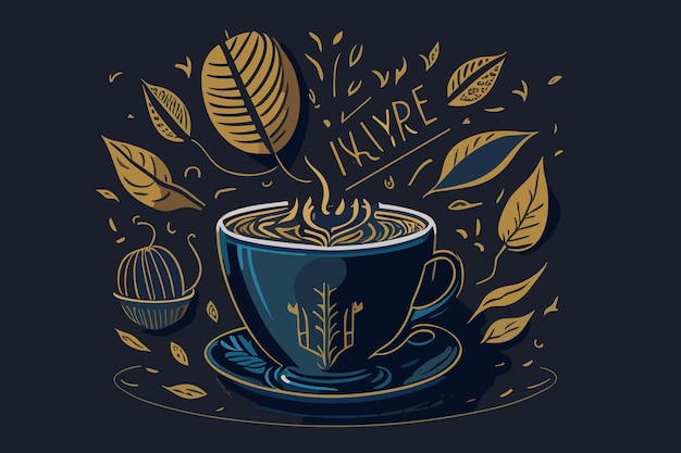 Illustrazione della giornata internazionale del caffè