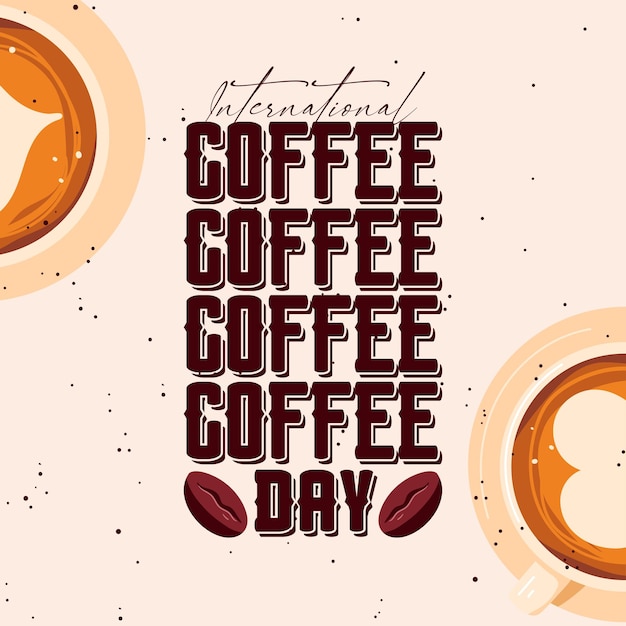 International Day of Coffee Social media Post banner