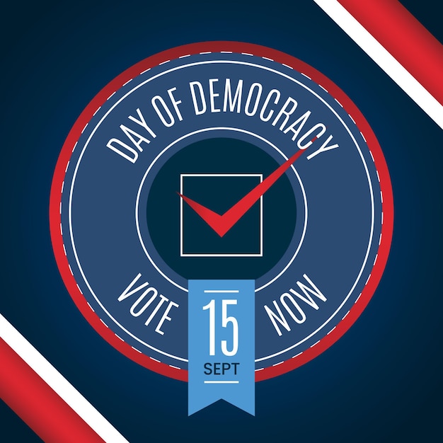 International day of democracy with vote