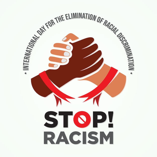 International day for the elimination of racial discrimination letter for element design