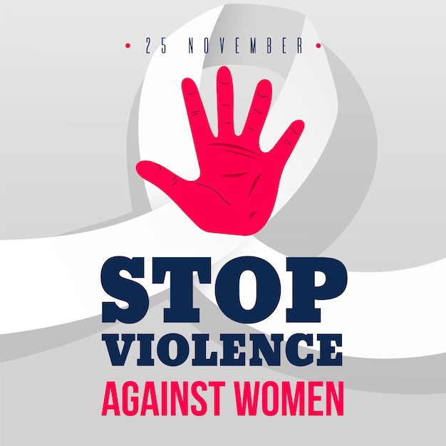 Vector international day for the elimination of violence against women