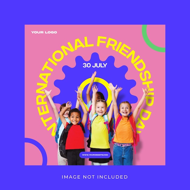 international day of friendship social media post