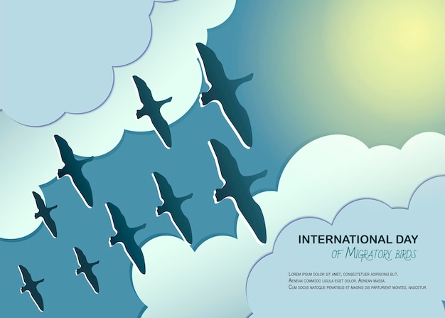 Плакат Международного дня перелетных птиц