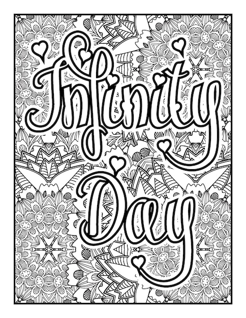international day motivational quotes coloring Page and motivational Quotes flower coloring page