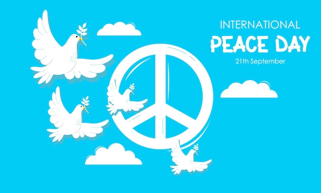 International Day of Peace Banner Background