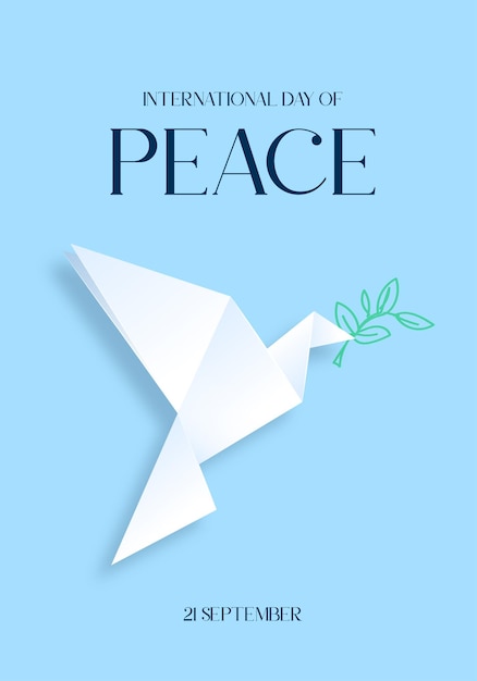 Vector international day of peace