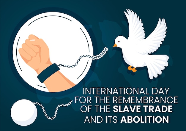 International Day of the Remembrance of the Slave Trade and its Abolition Illustration on 23 August