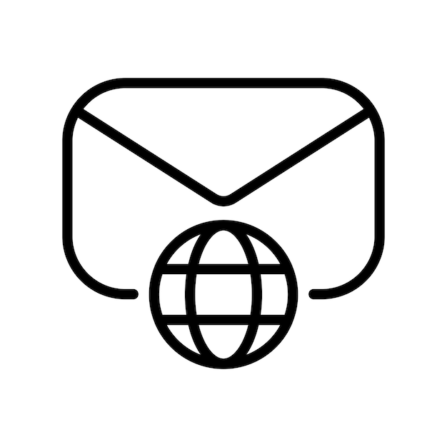 国際的なメールアイコン