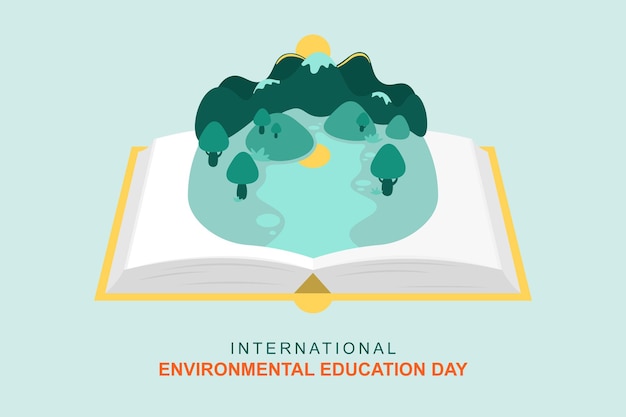 International Environmental Education Day background