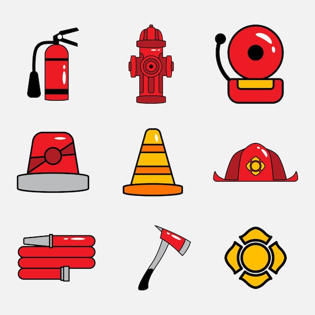 International Firefighter Day Design Illustration