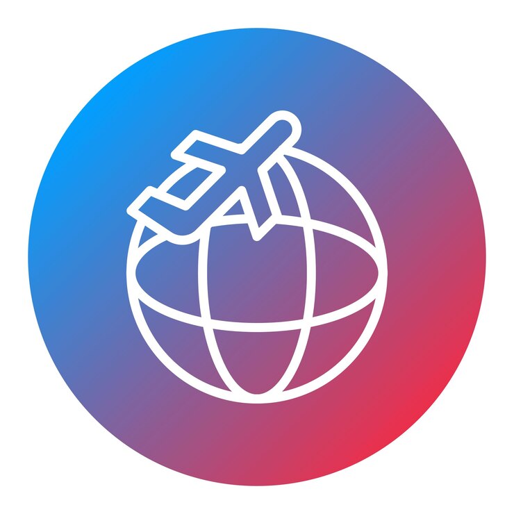 Vector international flight icon vector image can be used for airline