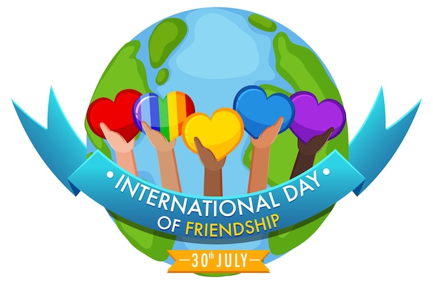 International Friendship Day banner design