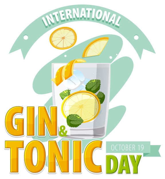 International Gin And Tonic Day Banner Design